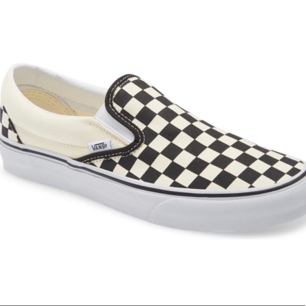 Vans Checkerboard Slip Ons Women’s 5.5